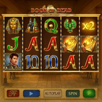 Goatz Casino - Book of Dead Spilleautomat
